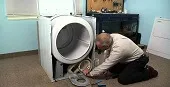 демонтаж теплового насоса из сушилки Бош