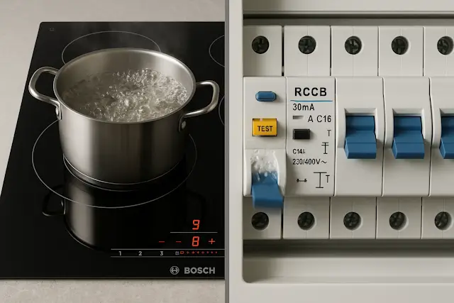 варочная панель выбивает автомат